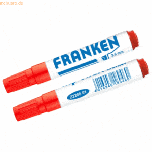 Franken Flipchartmarker nachfüllbar 2-6mm rot 1 Stück