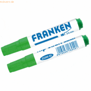 Franken Flipchartmarker nachfüllbar 2-6mm grün 1 Stück