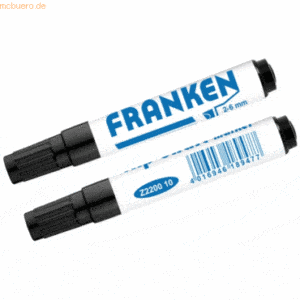Franken Flipchartmarker nachfüllbar 2-6mm schwarz 1 Stück