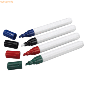 Franken Kreidemarker 2-6mm je 1x schwarz grün rot und blau 4 Stück