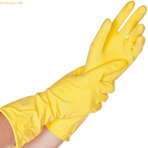 12 x HygoStar Haushalts-Handschuh Latex Bettina XXL 30cm gelb VE=12 Pa