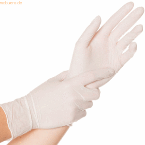 10 x Hygonorm Nitril-Handschuh Safe Fit puderfrei XL 24cm weiß VE=200