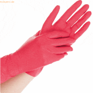 10 x HygoStar Nitril-Handschuh Safe Light puderfrei L 24cm rot VE=100