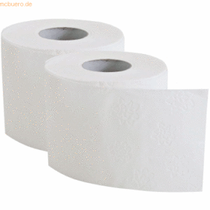 HygoStar Toilettenpapier Kleinrolle Zellstoff 3-lagig 11x9
