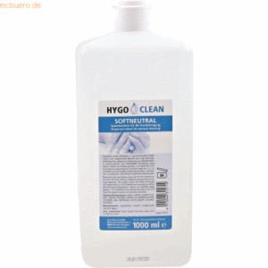 12 x HygoClean Flüssigseife soft neutral 1l