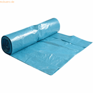 12 x Hygostar LDPE-Abfallsack 120l 30my Rolle VE=25 Stück blau