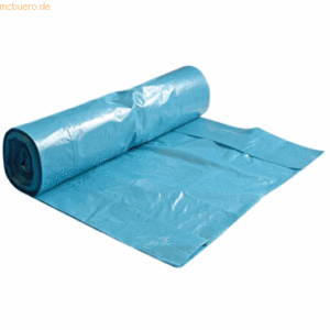10 x Hygostar LDPE-Abfallsack 120l 40my Rolle VE=25 Stück blau