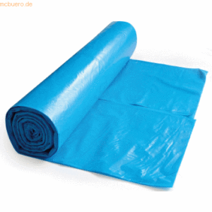 10 x Hygostar HDPE Abfallsack 120l 20my Rolle VE=50 Stück blau