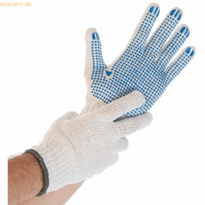 10 x HygoStar Baumwoll-Polyester-Feinstrick-Handschuh Structa I XL/10