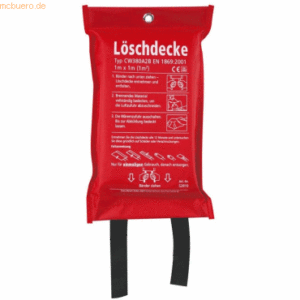 20 x Hygostar Löschdecke Fire Protect 100x100cm weiß