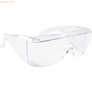 10 x Hygostar Allzweckschutzbrille für Brillenträger universal transpa