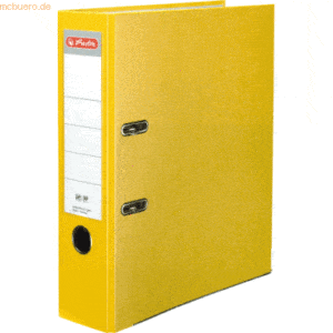 Herlitz Ordner Kunststoff A4 maX.file protect 80mm gelb