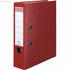 Herlitz Ordner Kunststoff A4 maX.file protect 80mm rot