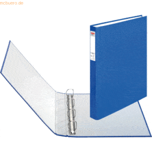 Herlitz Ringbuch A4 PP 4 Ringe blau