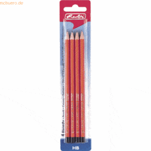 10 x Herlitz Bleistift Scolair HB VE=4 Stück