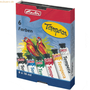 3 x Herlitz Temperafarben VE=6 Stück