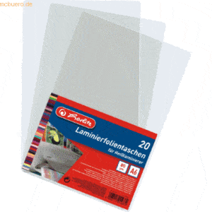 6 x Herlitz Laminiertaschen A6 VE=20 Stück