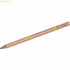 6 x Herlitz Bleistift Trilino 3-kantig B