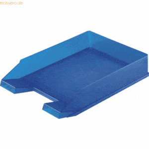 5 x Herlitz Briefablage C4 classic royal blau transluzent