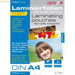 Genie Laminiertaschen A4 125 mic. VE=50 Stück