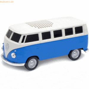 Genie Bluetooth Lautsprecher VW Bully blau/weiß