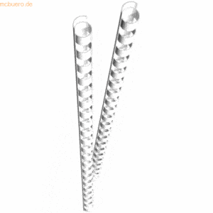 Genie Spiralbinderücken 6mm VE=25 Stück weiß