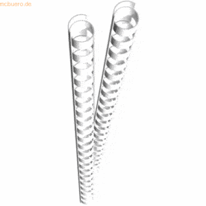 Genie Spiralbinderücken 10mm VE=25 Stück weiß