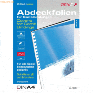 Genie Abdeckfolien VE=25 Stück transparent