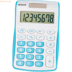 Genie Taschenrechner120B blau 8-stellig