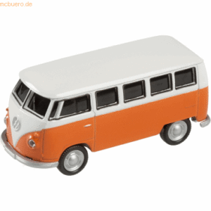 Autodrive USB-Stick 'VW Bus' orange/weiß 16GB