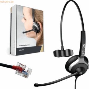 Gequdio Headset 1-Ohr kompatibel für Yealink/Snom/Avaya/Grandstream Te
