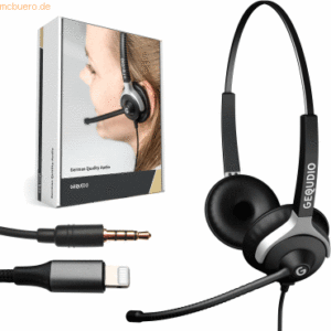 Gequdio Headset 2-Ohr mit 3