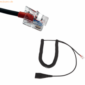 Gequdio Headset-Anschlusskabel RJ geeignet für Yealink/Snom/Grandstrea