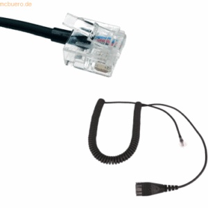 Gequdio Headset-Anschlusskabel RJ geeignet für Unify/OpenStage 30/40/6