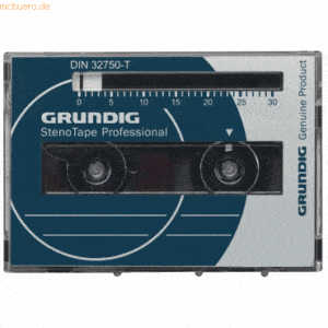 Grundig Diktierkassetten 30 Minuten VE=5 Stück