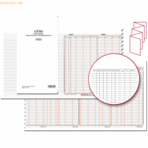 Güss Bettenbelegungsplan 16x30/230cm für 35 Einheiten 2023