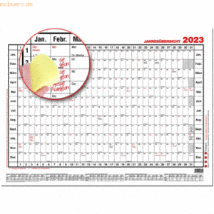 Güss Jahresübersicht A2 12 Monate Kalendarium 2023