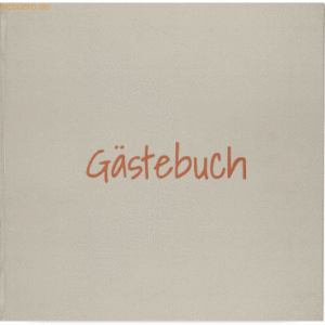 Gästebuch 20x20cm 80 Seiten grau/antikrosa