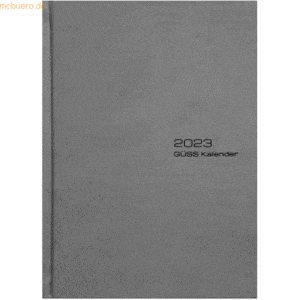 Güss Planungsbuch A4 1 Tag/2 Seiten grau 2023