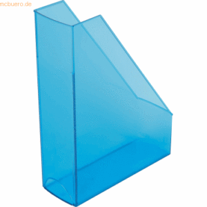 2 x Helit Stehsammler Economy A4 blau transparent