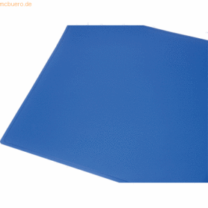 Helit Schreibunterlage 63x50 mit Vollsichtfolie blau