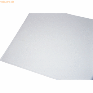 Helit Schreibunterlage 63x50 mit Vollsichtfolie lichtgrau