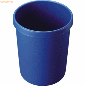 Helit Großraum-Papierkorb 45l blau