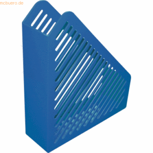 Helit Stehsammler A4 Polystyrol blau