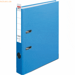 Herlitz Ordner protect Kunststoff (PP) A4 5cm aqua maX.file