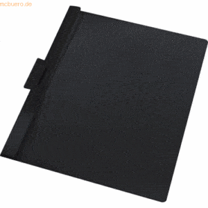 5 x Herlitz Cliphefter A4 bis 30 Blatt schwarz