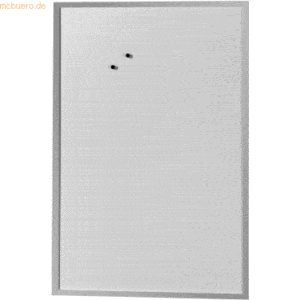 Herlitz Whiteboard 60x80cm beschriftbar Holzrahmen silber