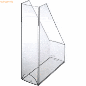 4 x Herlitz Stehsammler A4-C4 hochglanz transparent glasklar