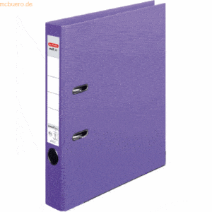 Herlitz Ordner protect+ Kunststoff (PP) A4 5cm violett maX.file