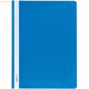 10 x Herlitz Sichthefter PP A4 hellblau